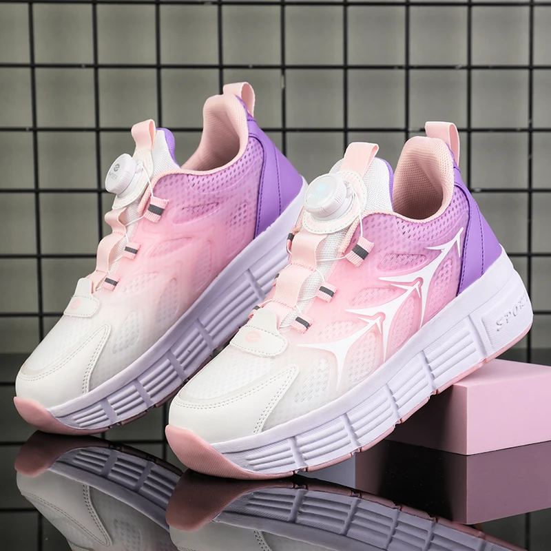 

Детские трансформирующие каблуки: 4-колесные термоусадочные, износостойкие для детей