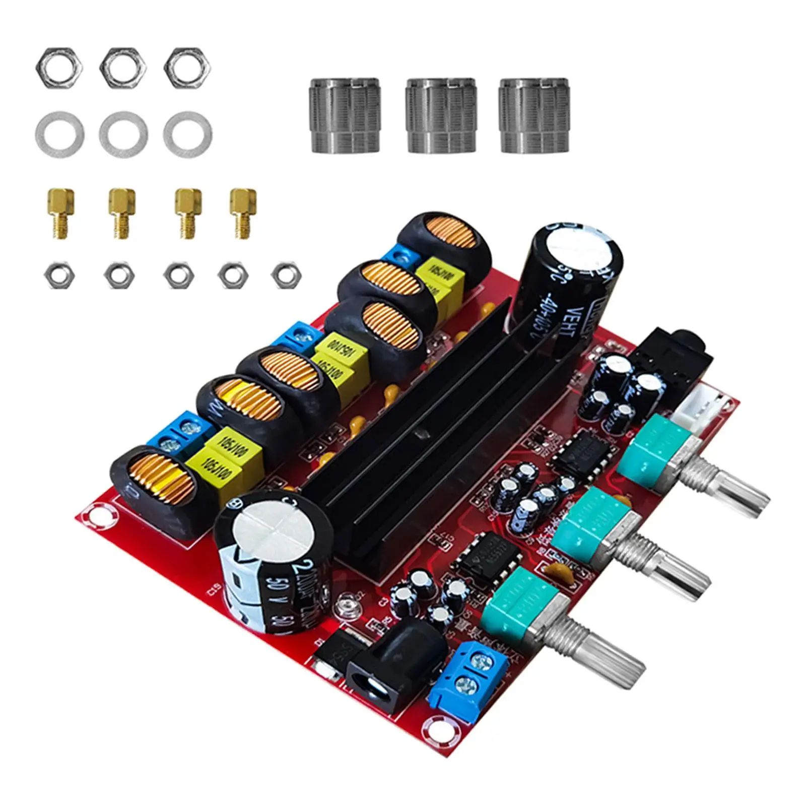 Digital Power Amplifier Board Low Distortion Wide Voltage for DIY Audio Bookshelf Audio