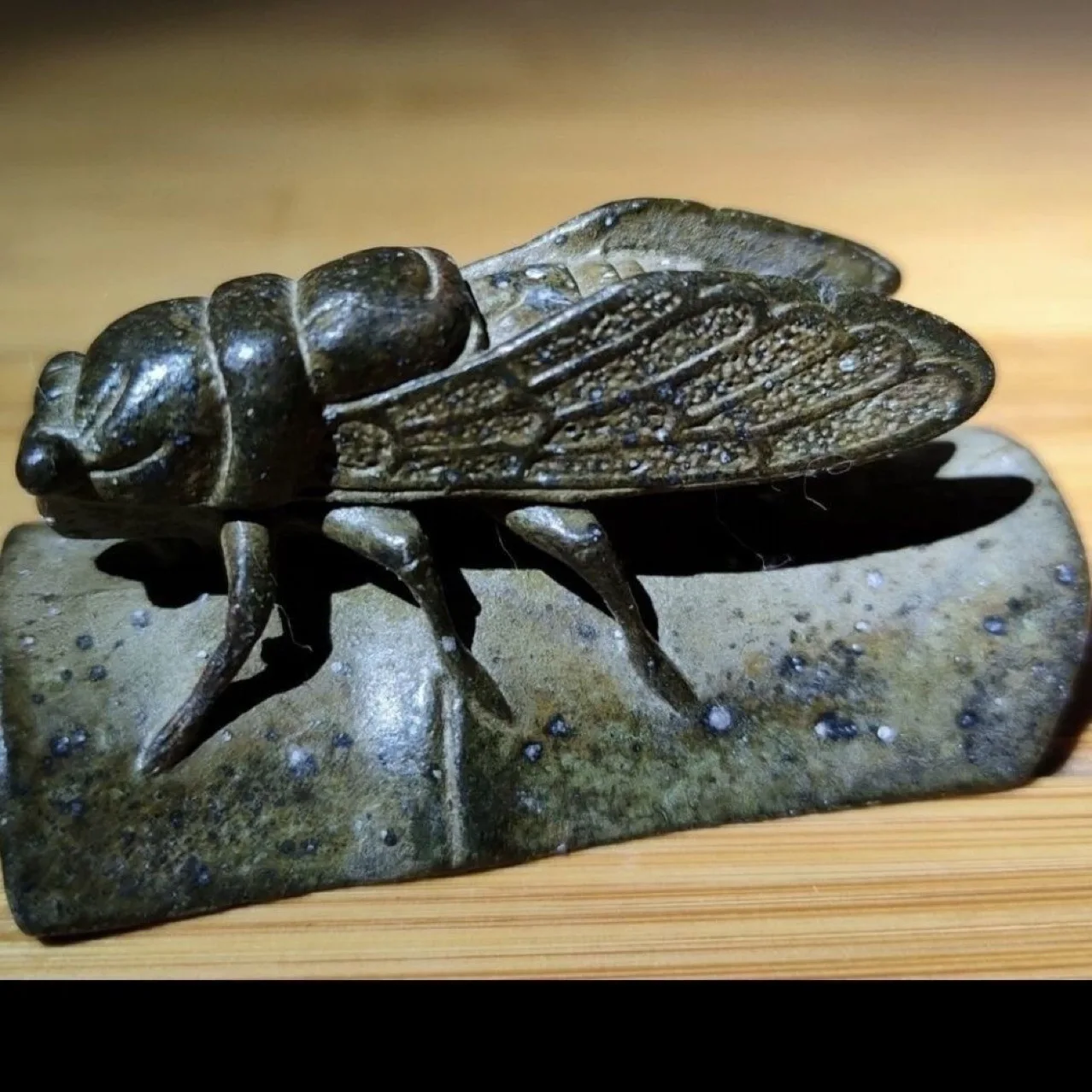 

The Golden Cicada paperweight has made a the four treasures of and study ents