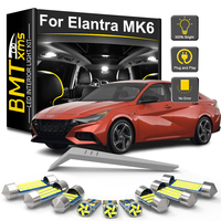 BMTxms 10Pcs Canbus For Hyundai Elantra MK6 VI 6 2023 2022 2021 2020 2019 2018 2017 2016 Car LED Interior Light Trunk Bulb Kit