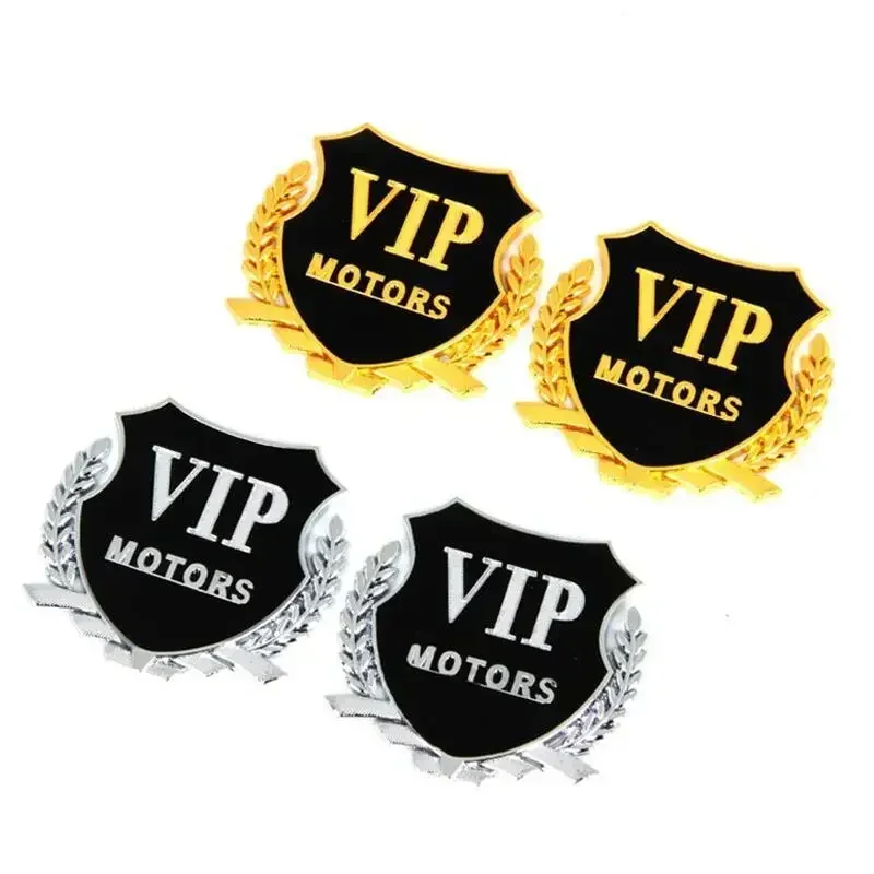 2pcs Car Sticker MOTORS Emblem Badge VIP Decal For Dodge Journey Juvc Charger Challenger Shadow Durango Cbliber Sxt Dart