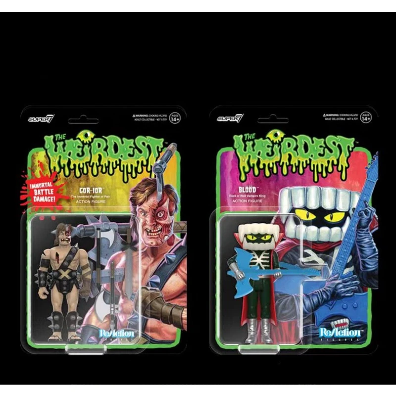 In Stock Super7 The Weirdest Gor-ior Blood ReAction Fgiure Classic Toy Collectible Halloween Gift