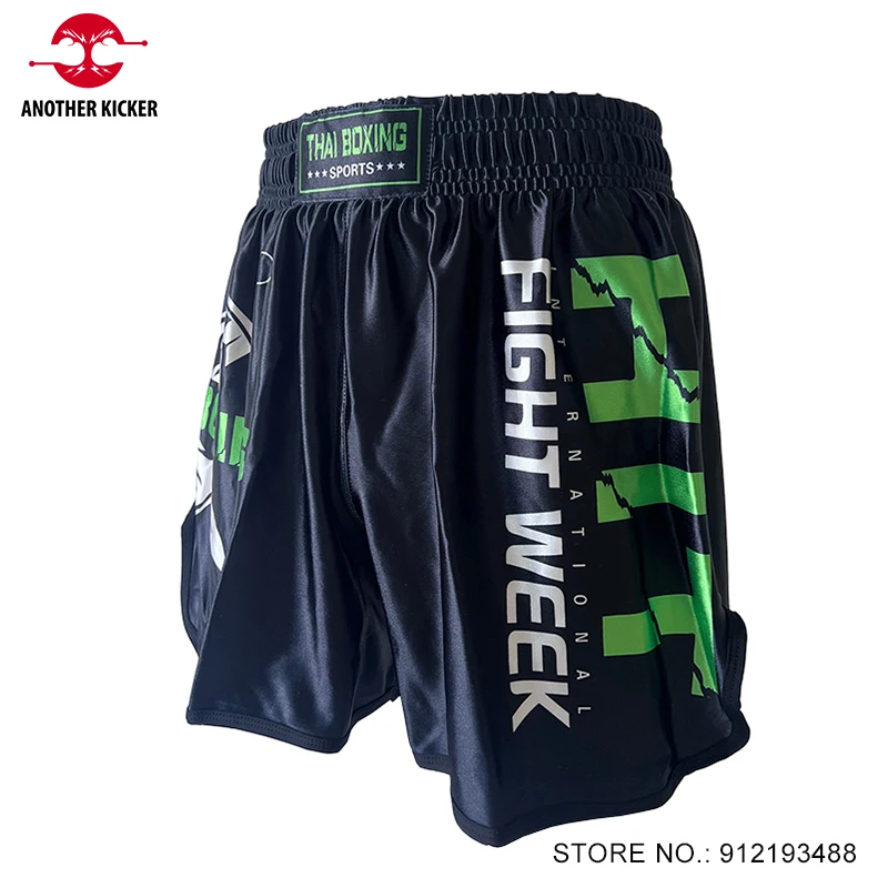 

Boxing Shorts Fast Dry Muay Thai Shorts Men Women Kids Printing Martial Arts MMA Thaiboxing Wrestling Kickboxing Training Shorts