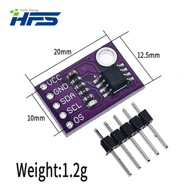 Lm75 Lm75a Temperatuur Sensor Hoge Snelheid I2c Interface Hoge Precisie Ontwikkeling Bord Module