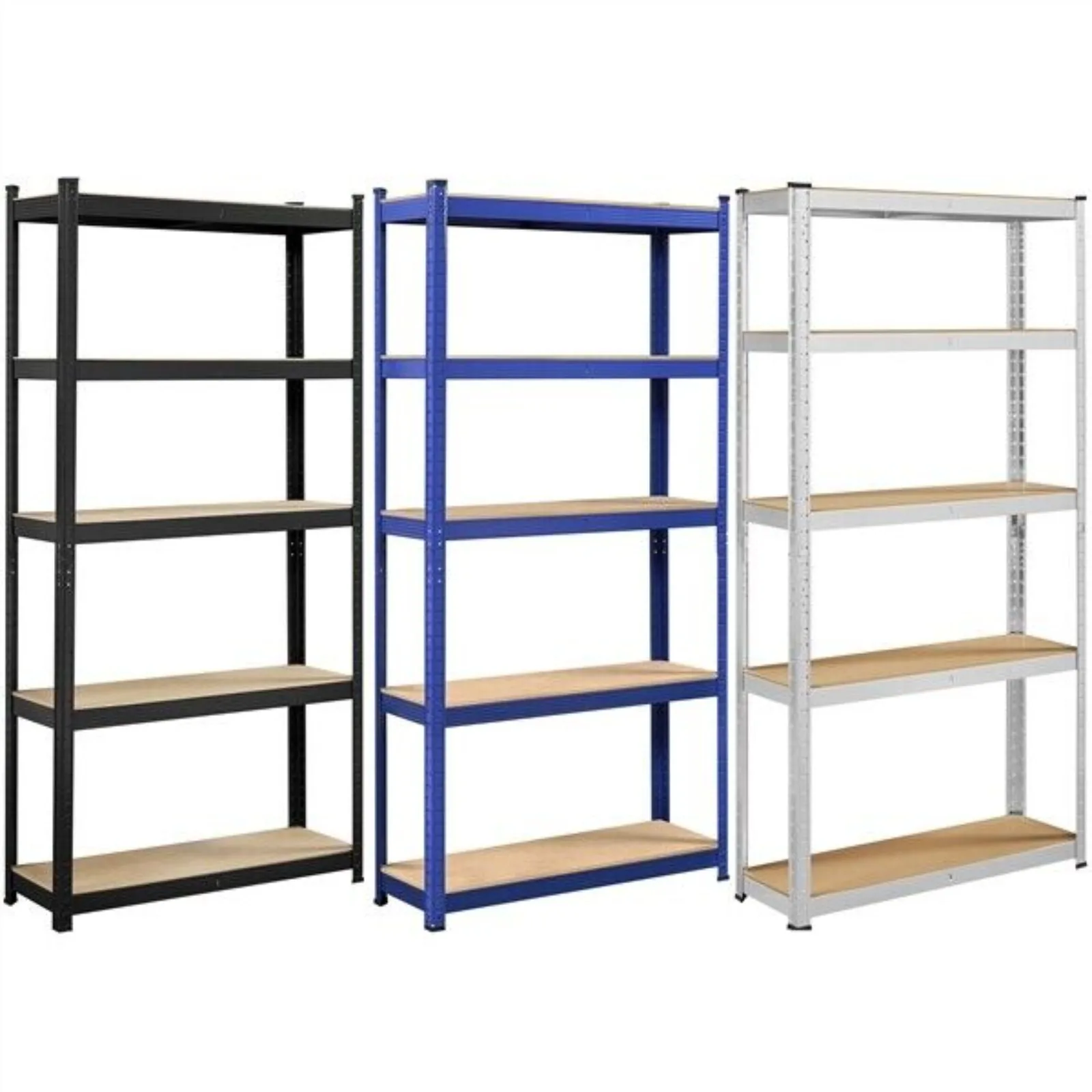 5-Tier Heavy Duty Metal Shelving Unit Garage Shelves Utility Rack Adjustable