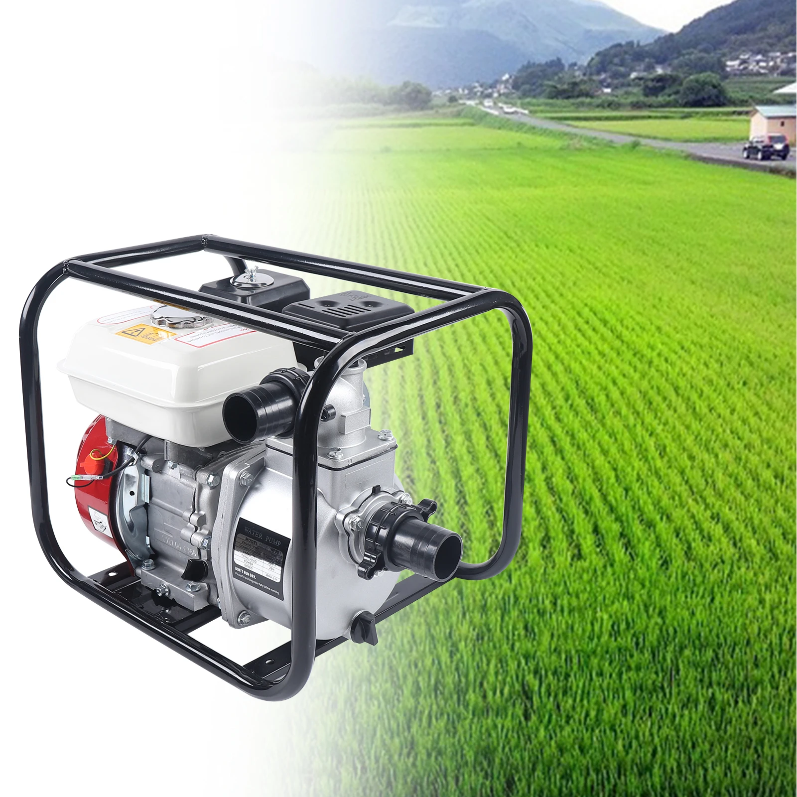 4-Stroke Water Pump Multi-Function Equipment Low Noise High Efficiency Tool for Agricultural Irrigation/Tunnel Drainage