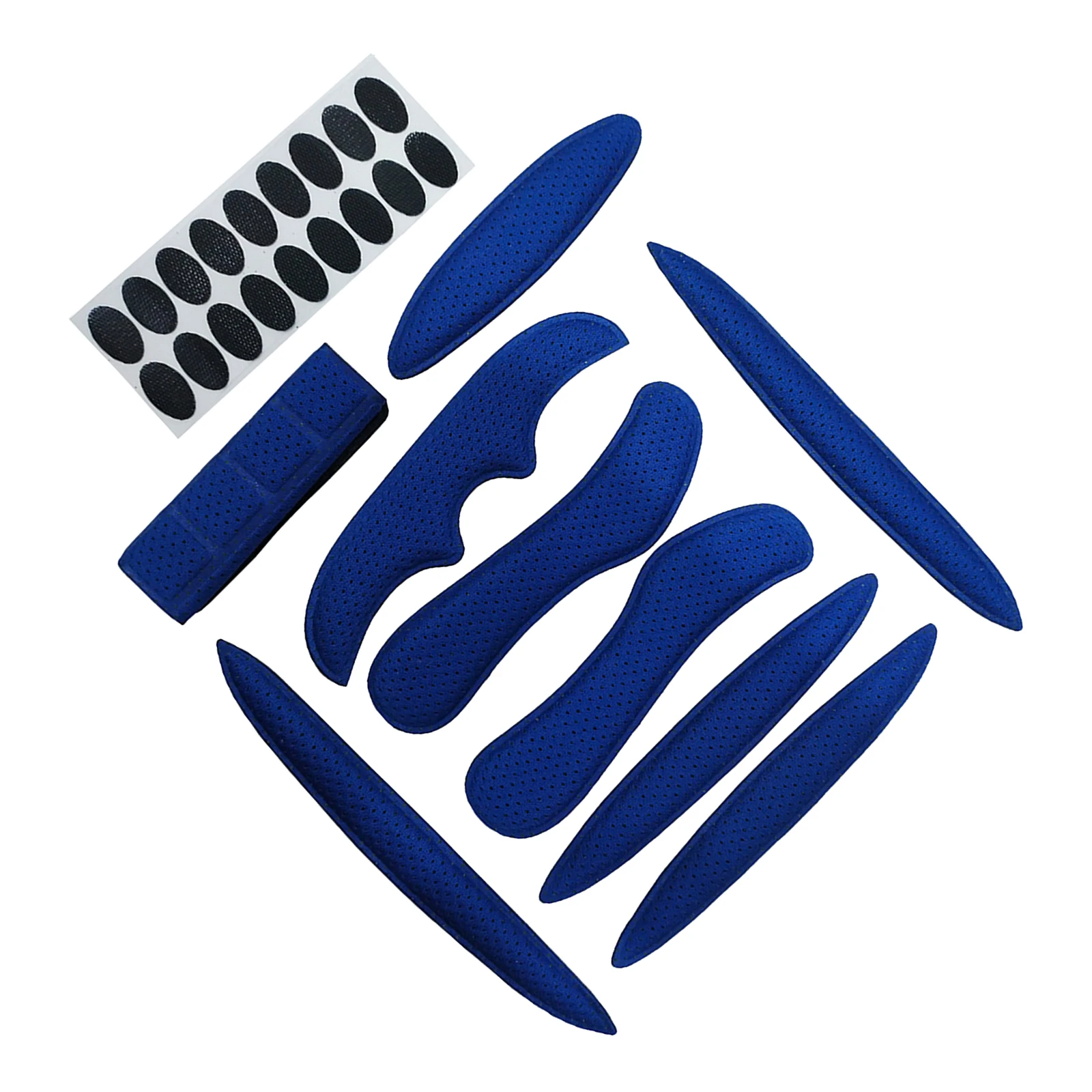 

1Set Cycling Pad Replacement Thickened Sponge Absorption Inner Pads Convenient Hook Loop Installation for Bike Riding