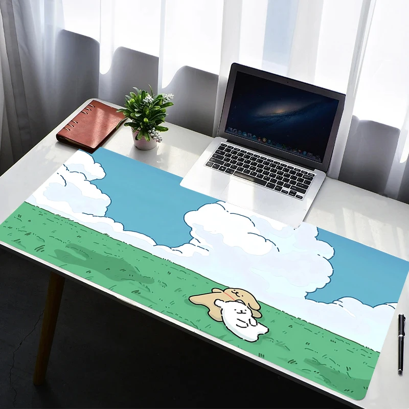 

Mouse Pad PC Non Slip Rubber Anime HD Mousepad Laptop Gamer Cabinet Keyboard Pad Office Computer Gaming Anime Dog Desk Mouse Mat
