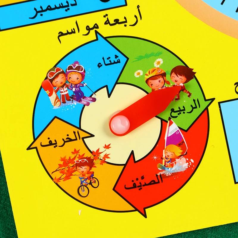 Picture 6: Arabic Wooden Board, Learning about Weather, Daily Planner, Exquisite Gift