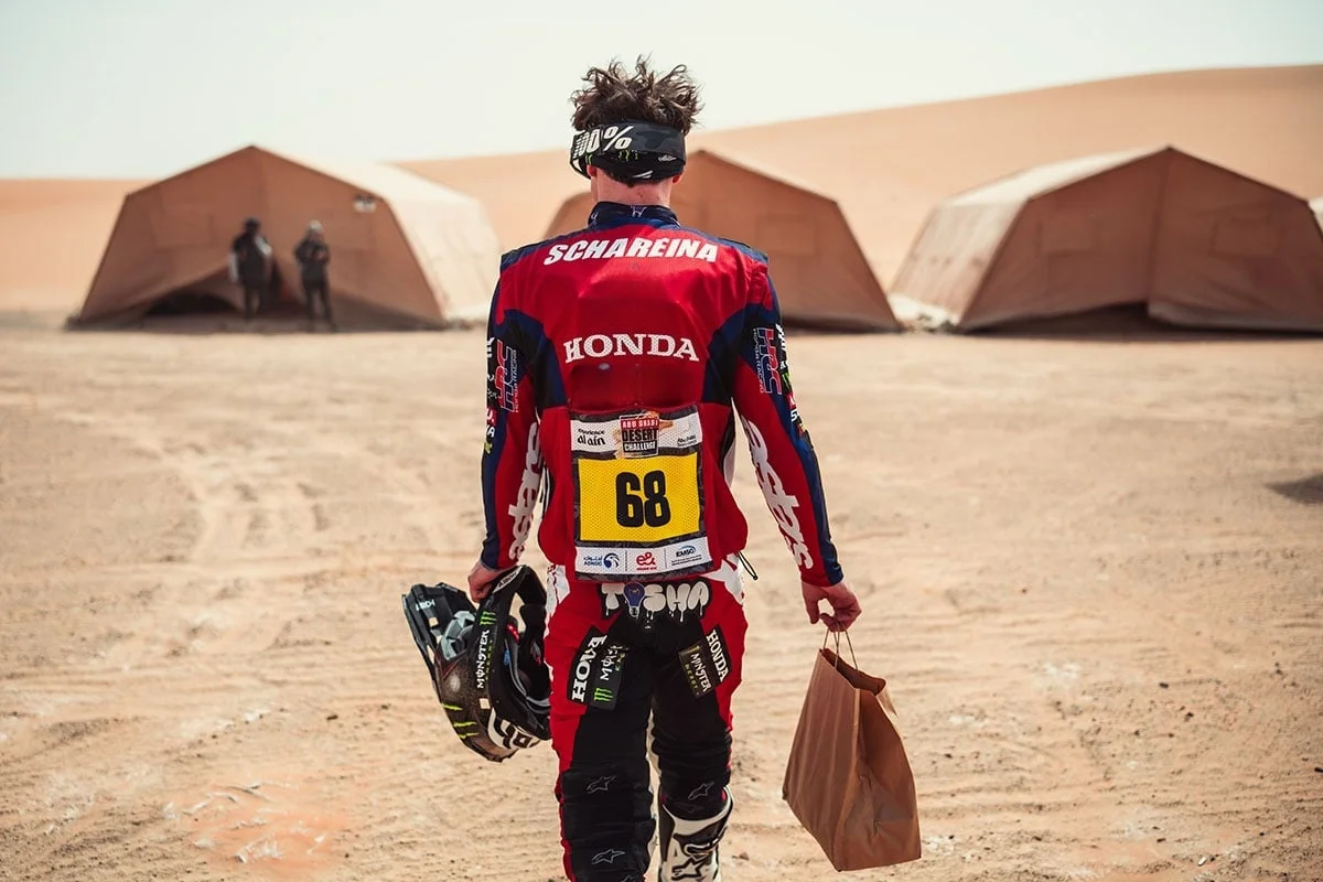 Honda HRC Racing Team Dakar Rally No.68 Racing Driver's mismo traje de ciclismo transpirable absorbente de sudor Camiseta de manga larga
