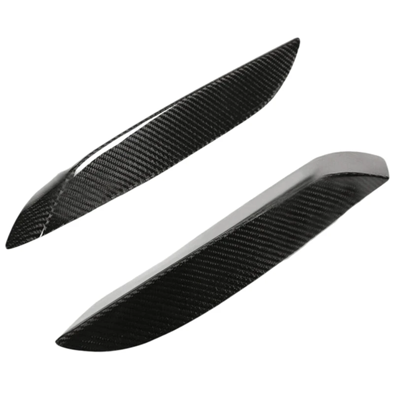 

1Pair Real Carbon Fiber Front Bumper Side Splitter Canards Lip Spoiler Parts Accessories For BMW F80 M3 F82 F83 M4 2015-2018