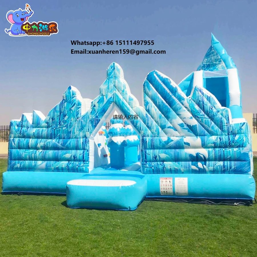 Customization Outdoors Bounce House with Slide Giant Inflatable Playgrounds Inflatable Jumping Castle Bouncy Castle Inflatable