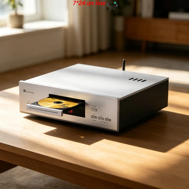 

MS-001 MUZISHARE C5 Вакуумный ламповый CD-плеер Hi-Fi с декодером ESS9018JPA и Bluetooth, ламповый CD-плеер 6H3, 220В/115В