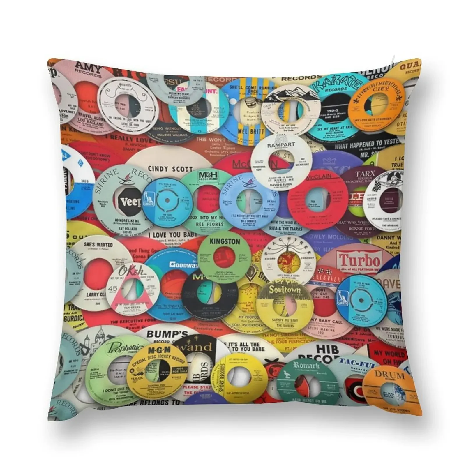 

record mania Throw Pillow christmas decorations 2025 Decorative Cushions pillow