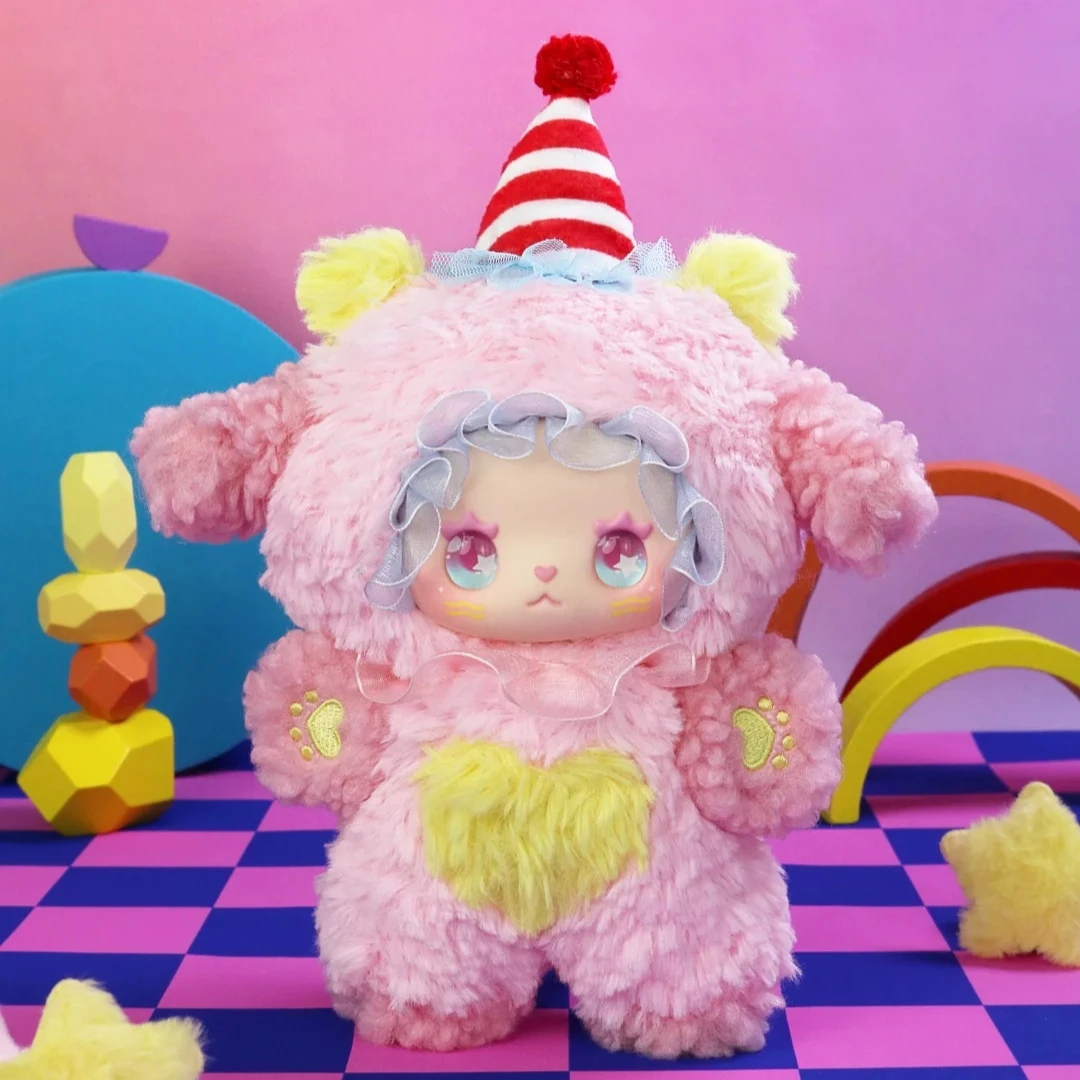 本物の素敵なエマフレーバーツイストシリーズビニールぬいぐるみブラインドボックスかわいい人形モデルペンダント装飾ミステリーボックスカスタマイズされたギフトおもちゃ