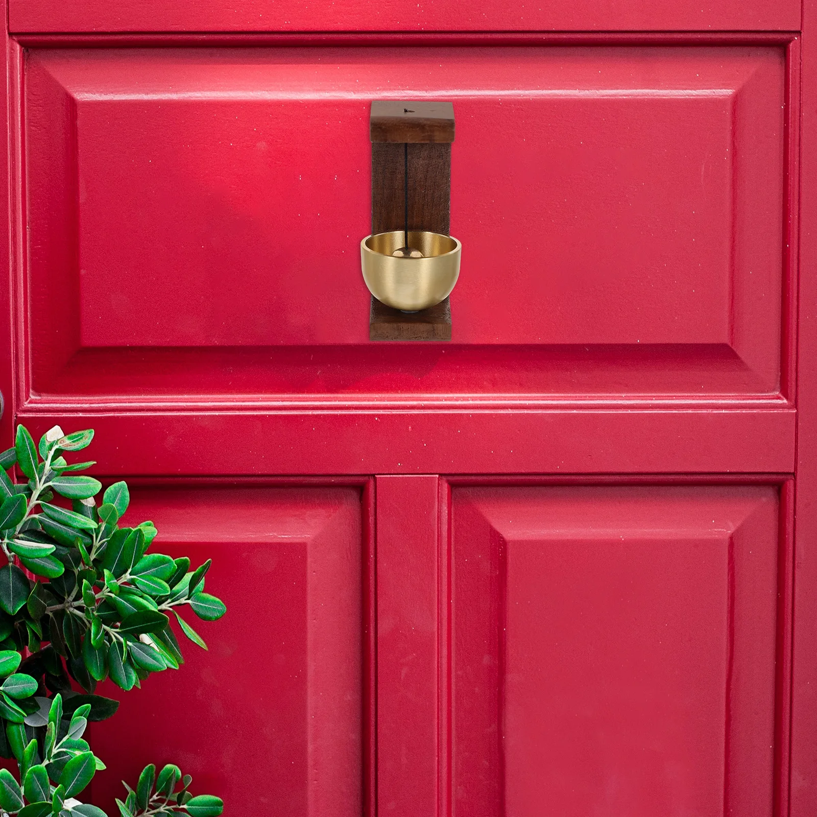 

Wooden Black Walnut Entrance Decoration Door Opening Shopkeeper Bell Hanging Doorbell Home Decor Wooden Door Chime Entry Chime