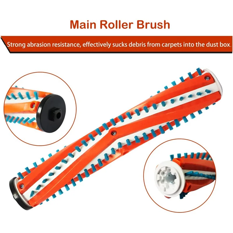 

A44Z-Main Brush Roller Filters Replacement Accessories For Black + Decker BSV2020G BSV2020P Cordless Stick Vacuum Cleaner
