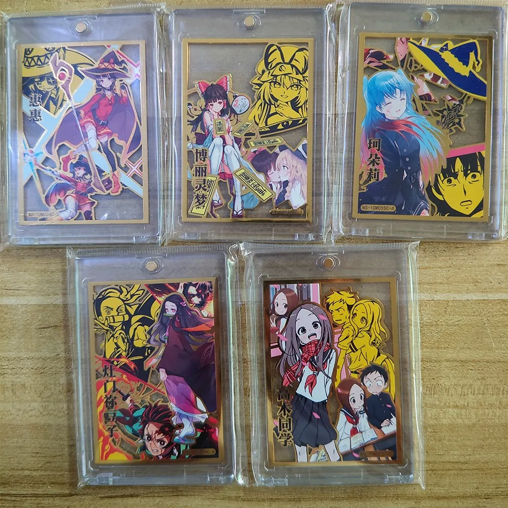 Goddess Story Ns-10m05 Metal Card Hakurei Reimu Megumin Takagi-san Chtholly Nota Seniorious Metal Card