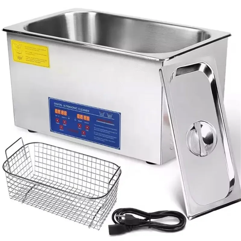 Multiple Liter Commercial 500W Ultrasonic Cleaner Jewelry De ntal Digital Mini Ultrasonic Cleaner