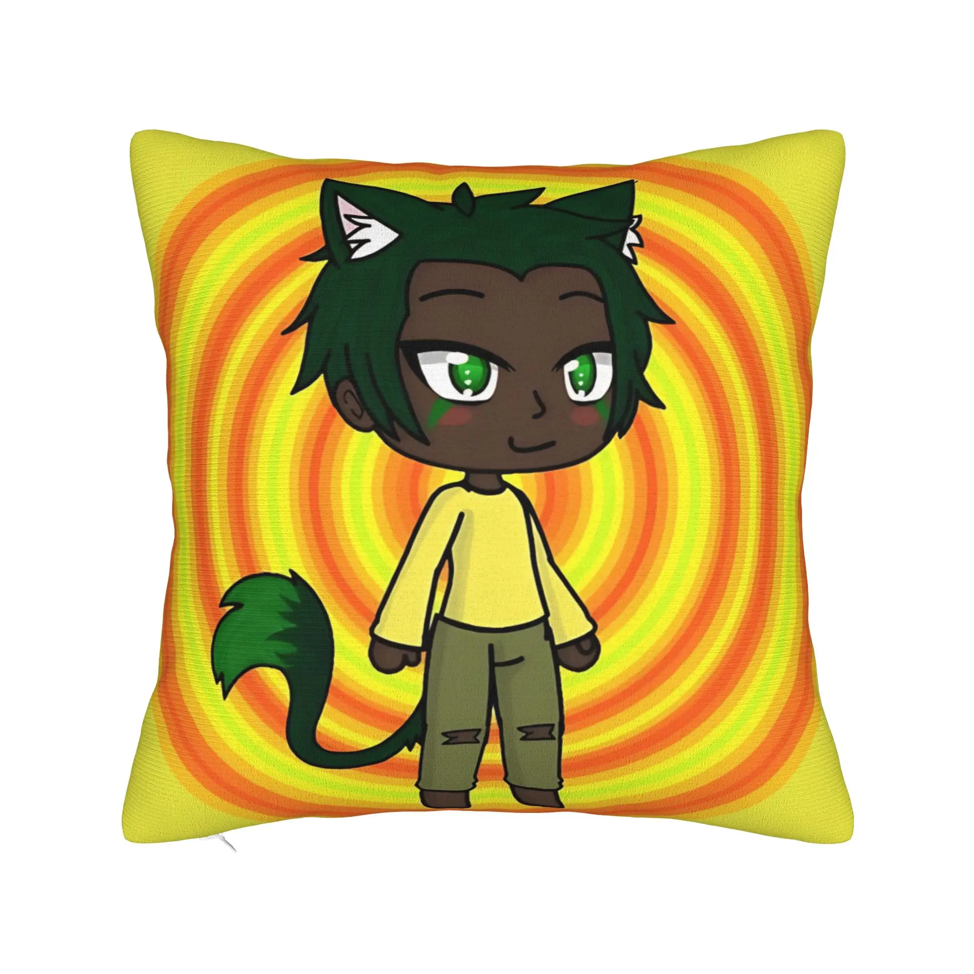Trickcal Chibi Go Gacha life Harry Pillow Case  Novelty Pillow Cover Print Pillowcases For Office Car Home Decor