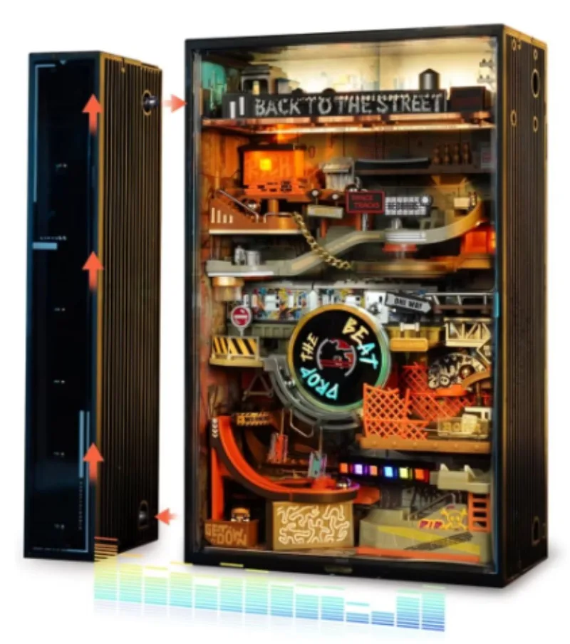 

Robotime Fully Automatic Parallel World Alchemy City DIY Miniature City Model Toy for Children and Adults Perfect for Collection