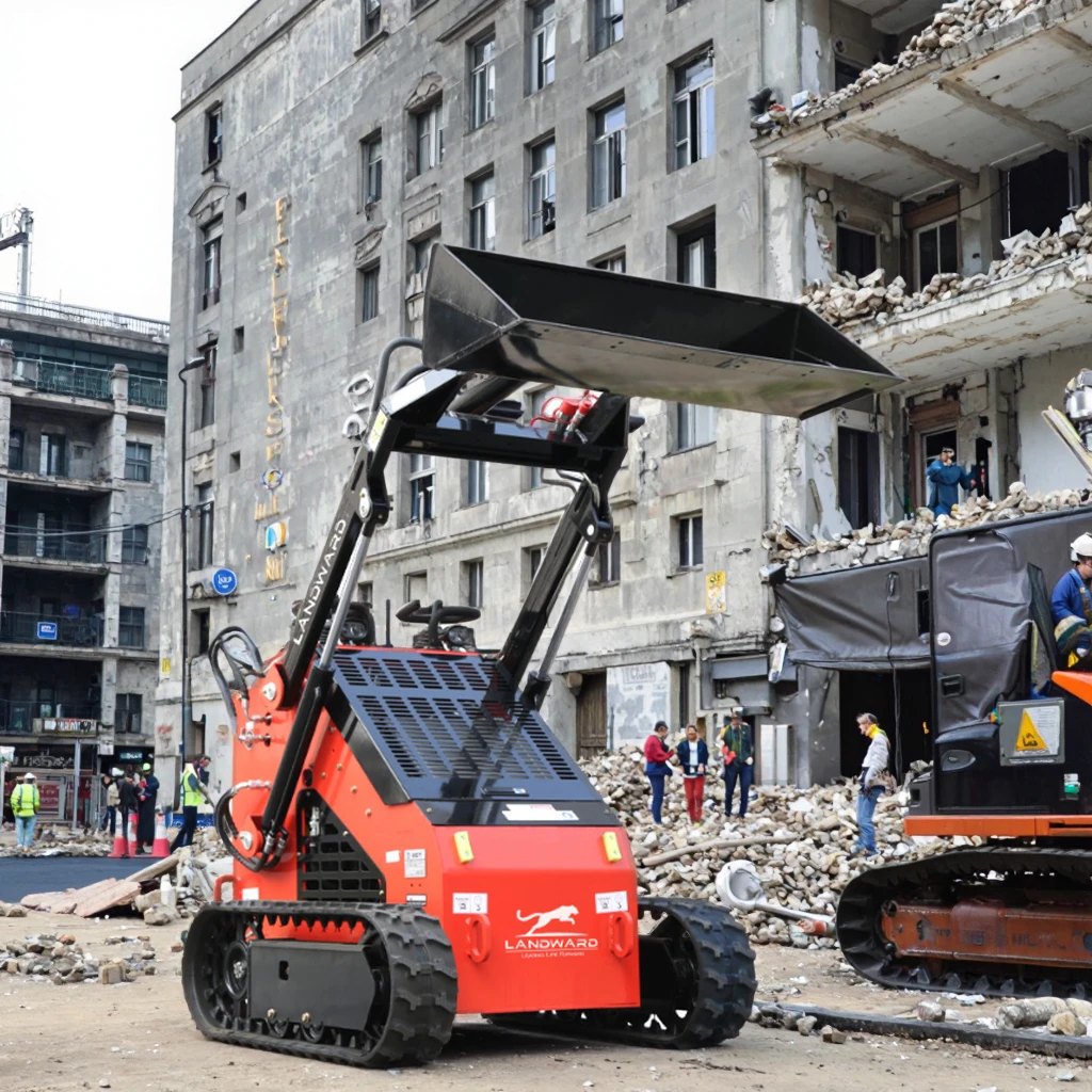 

Agricultural Multi-Purpose Loader For Sale Made In China High Quality Skid Steer Loader Small Crawler/Wheeled Loader Customized