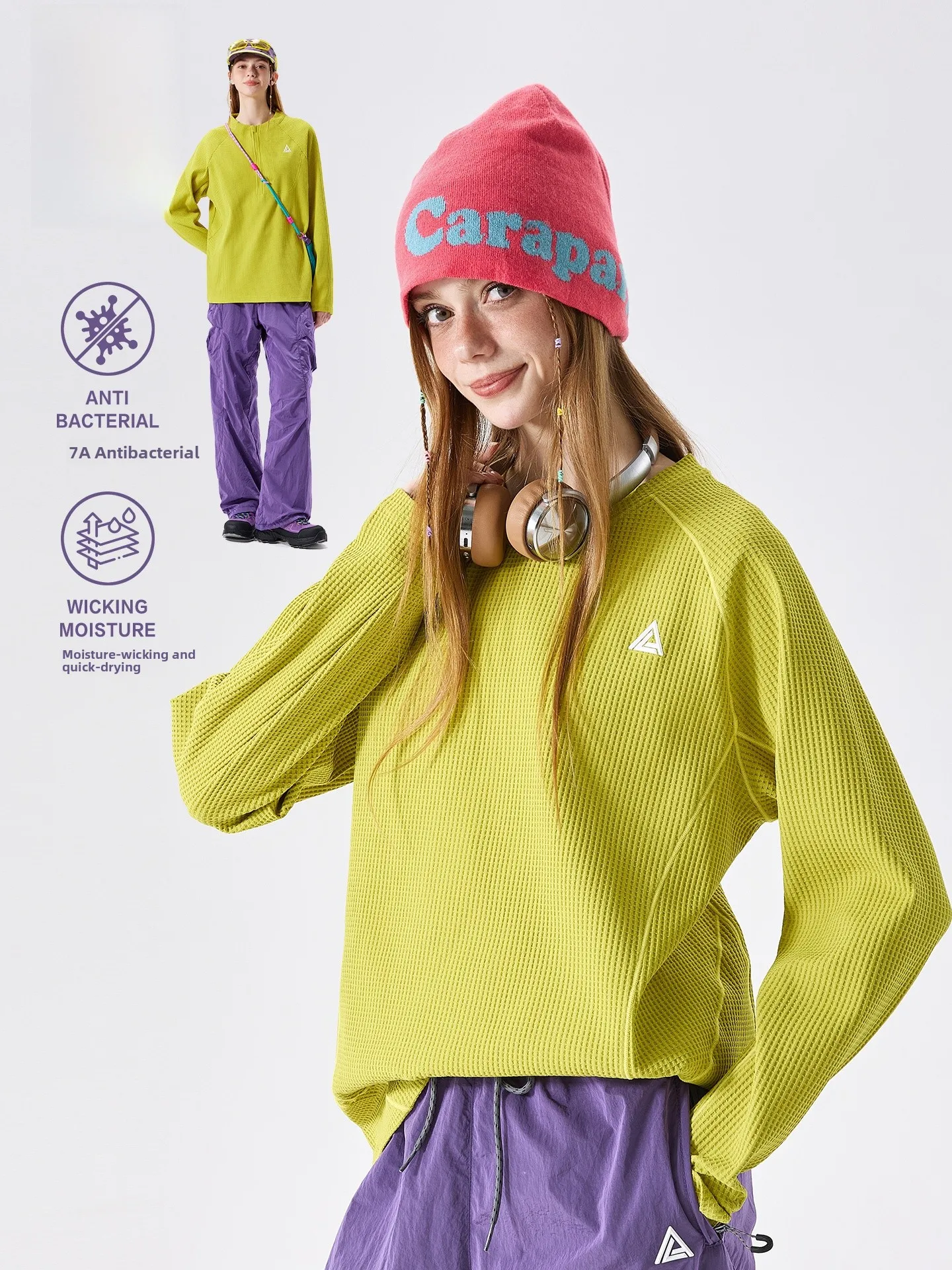 

Женская спортивная футболка LAZY DAY TREND с длинным рукавом, свободного кроя, износостойкая, быстросохнущая, из полиэфирного волокна, с круглым вырезом