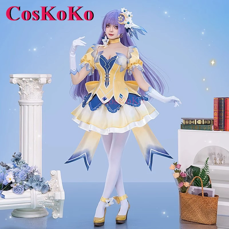 CosKoKo Izayoi Miku Cosplay Anime Date A Live Costume Diva Sweet Lovely Uniform Dress Women Halloween Party Role Play Clothing