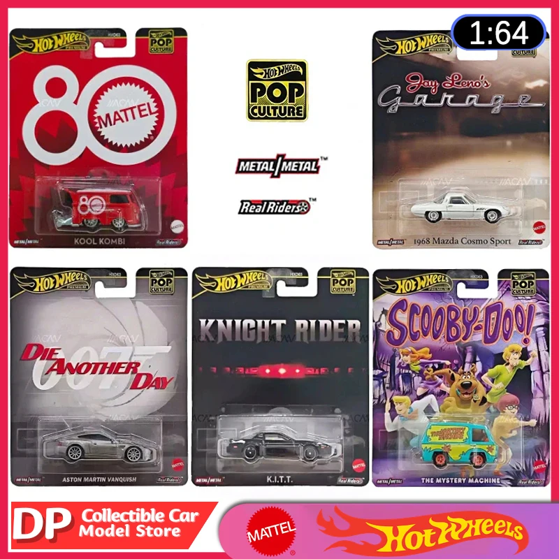 New Hot Wheels Pop Culture 2025 Mix 1G HXD63 Diecast Model kolekcjonerski samochodu Pojazd Case of 10 In Stock Ship Now Genuine Unopened