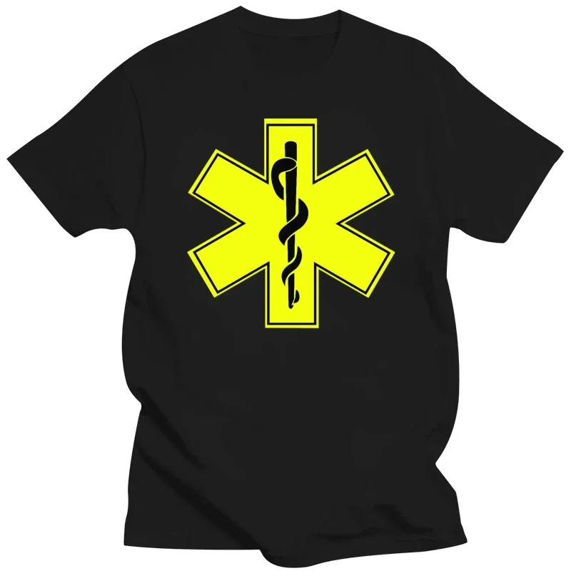 heavyweight Men T shirt Ambulance Technician EMT s Brand New pure t shirt Hip Hop round neck t shirt clothes women sweatshirt