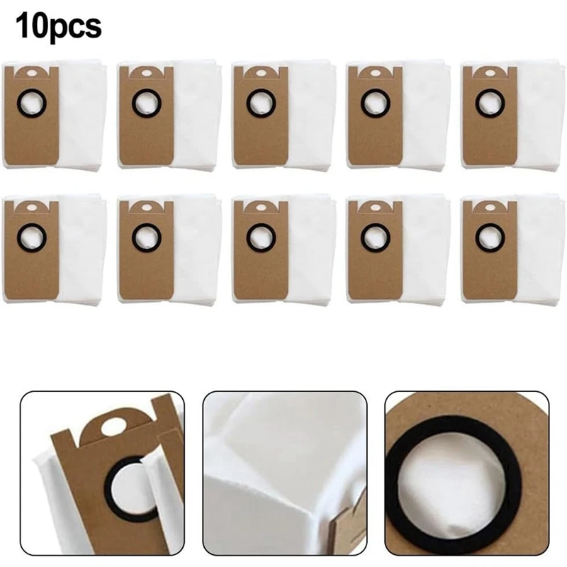 Пылесборники Laresar L6 Pro для Airrobo T10 +, мешки для сбора пыли и мусора, Сменные аксессуары для сбора пыли