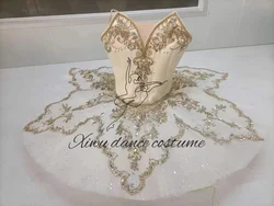 2024 High-End Customized Sleeping Beauty Bachta TUTU Puff Skirt Professional Competition Performance Skirt