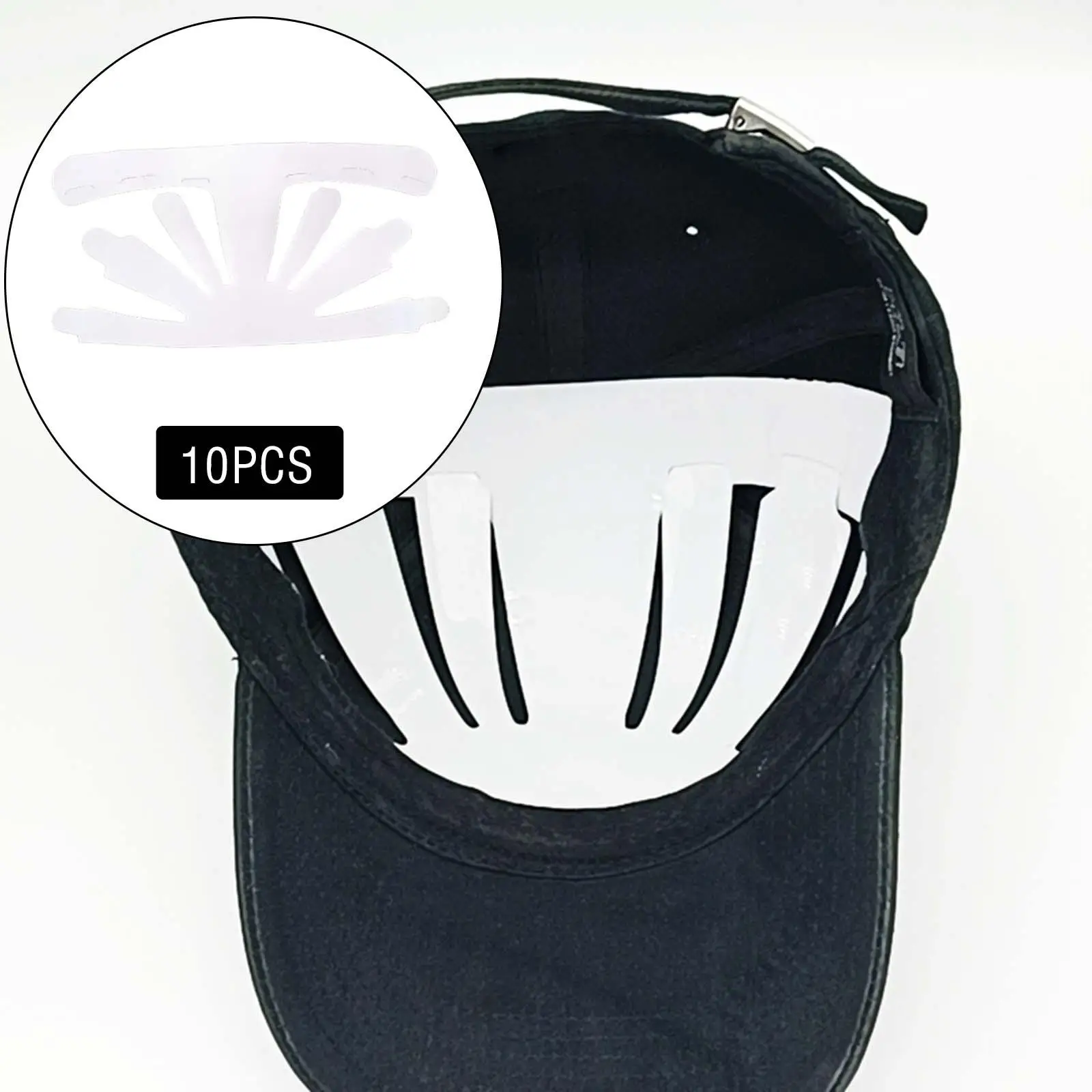 10 Pieces Hat Support Baseball Caps Inserts Tabletop Reusable Easy to Use Durable Universal Ball Caps Liner for Baseball Cap