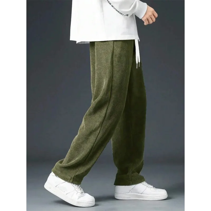 2026 Corduroy Pants Men Soft and Comfortable Fabric Corduroy Joggers For Middle-aged Men Dad Husband Daily Office Pants