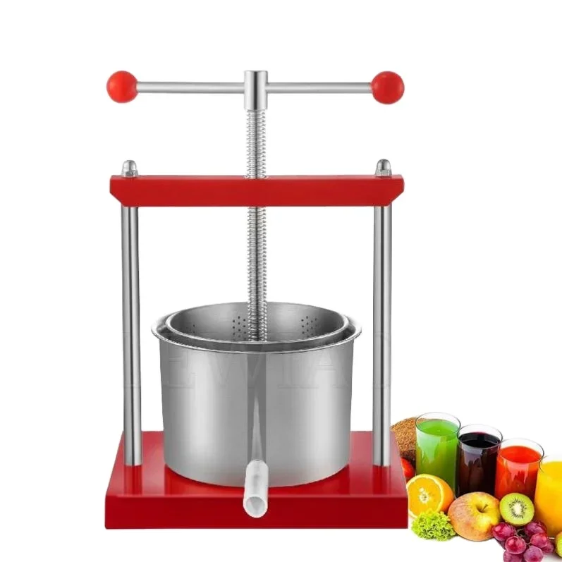 

Manual Juice Pressing Machine Home Stainless Steel Juicer Self-Brewing Grape Wine Pressing Manor Fruit Ferment Presser 3L/2L