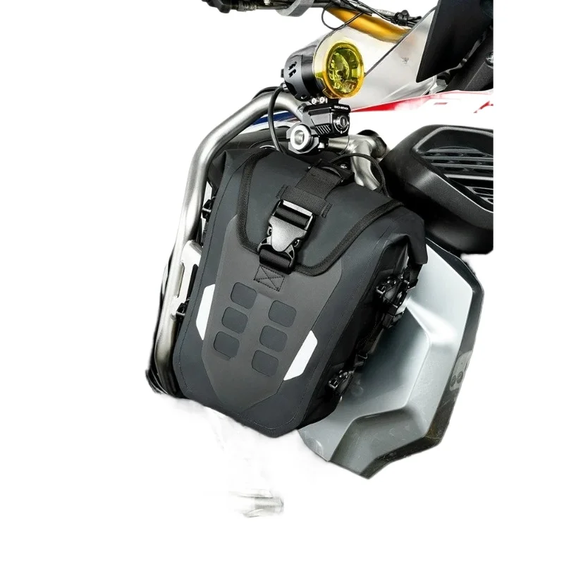Motorcycle Airtight Bar Bag Waterproof Reflective Anti-drop Modified Accessories Motorcycle Travel Equipment Riding Bag