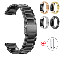 Metal strap For Huawei talkBand B6 Strap B6 B3 watch 16mm Stainless Steel strap for huawei B6 band Bracelet Accessories correa