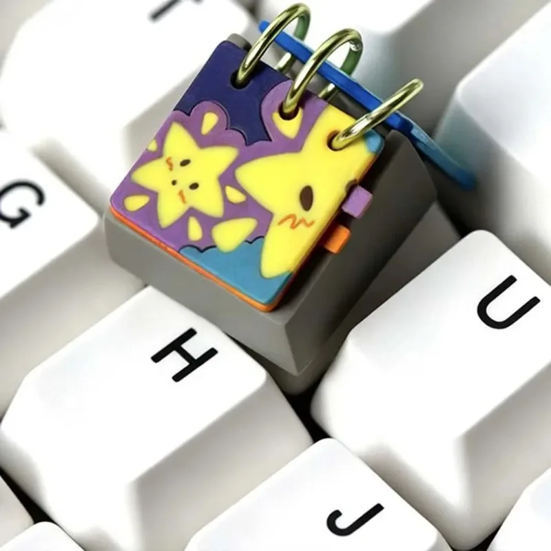 Cute Cloud Cartoon Single Custom Keycap DIY Mod Accessory For Mechanical Gaming Keyboard