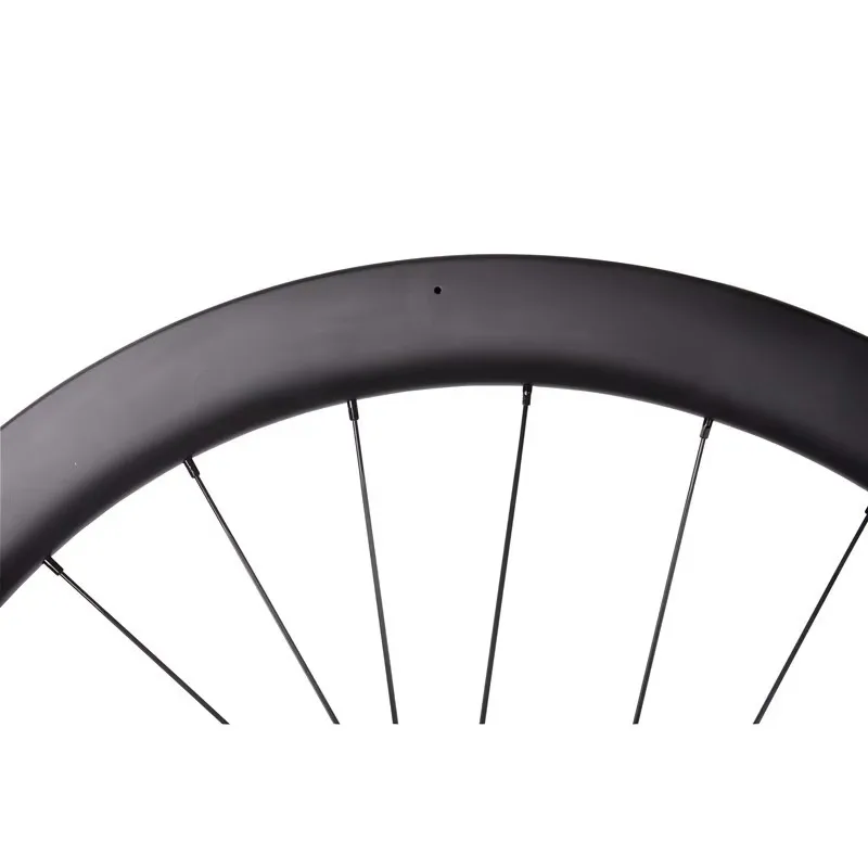 700C Road Carbon Fiber Wheel Set 50/58mm Frame Height 25mm Outside Width 6-claw Hub120 Sound Disc Brake Wheel Set