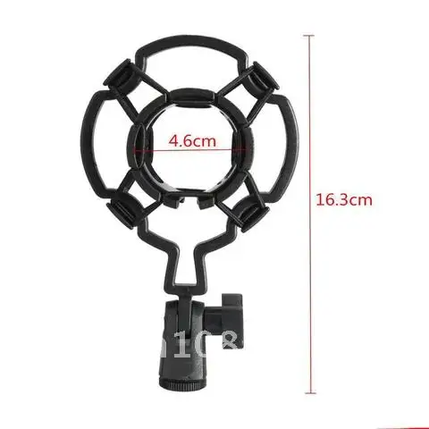 Black Studio Recording Bracket Holder for Large Diaphram Mic Clip Universal Professional Condenser Microphone Mic Shock Mount