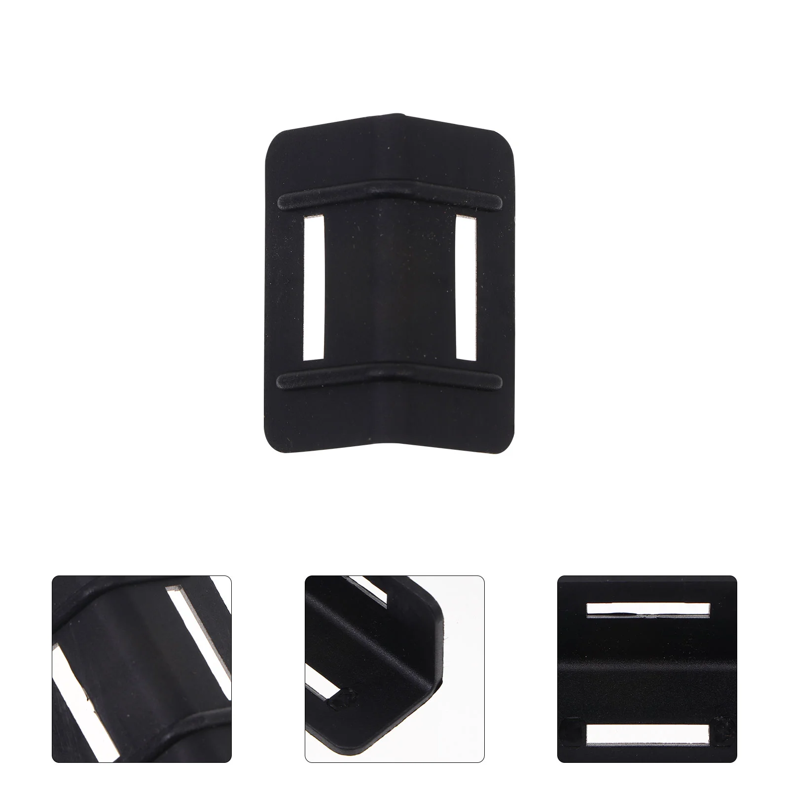 

100 Pcs Carton Corner Protector Pliable Strap Protectors Load Cargo Guard Black Safety Guards Pallet Plastic Corners