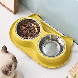 Slow Food Bowl for Small Dogs Choke-proof Slow Eating Pet Feeder Bowls Non-slip Puppy Cats Food Container PP Plate Pet Supplies