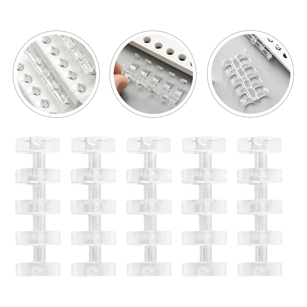 

10pcs premium File Binder Segmented Five-Hole Binders For Home Office School Use Well Polished Smooth Non-Scratch