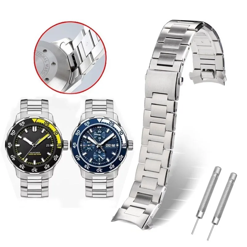 

22mm Quick Release Watch Chain for IWC Ocean Timepiece Watch Stainless Steel Watch Strap IW376709 IW376708 IW376711 Watchband