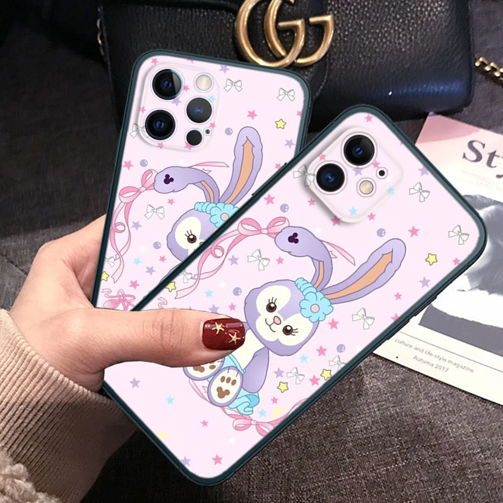 Z114 StellaLou cartoon Soft Case for Soft Silicone phone Case for iPhone 15 14 Plus 13 12 11 X XS XR Pro Max Mini 8 7 Plus