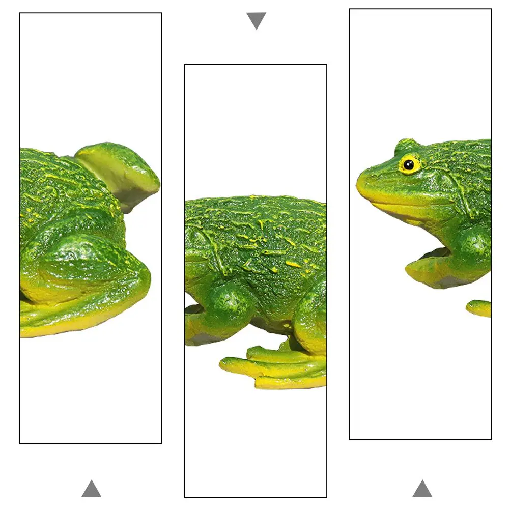 

2 Pcs Mini Frogs Figurine Frogs Figurine Resin Decorations H Painted Lovely Sculpture Green Color Garden Christmas