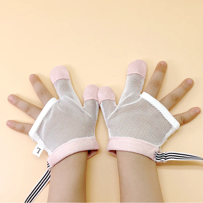 Thumb Index Finger Eating Hand Corrector for Babies To Stop Biting Finger Covers Children To Prevent Hand Addiction with Gloves