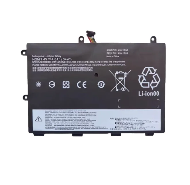 

Аккумулятор для ноутбука Lenovo ThinkPad Yoga 11E 45N1750 45N1749 45N1751 45N1748, 4650 мАч