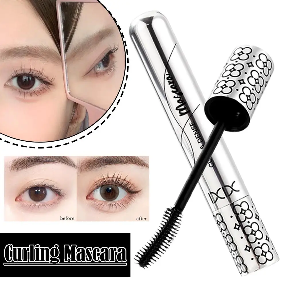 黒マスカラ美容メイクカーリングラッシュまつげエクステンションボリューム化粧品防水長持ち液体マスカラ K6G5