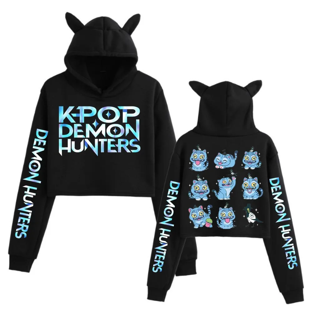 Anime Kpop démon chasseur mignon tigre culture hauts femmes sweat à manches longues filles mode sweats cadeau